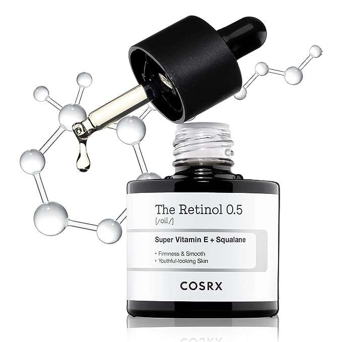 24- Unlock Luminous Youth: Achieve Smooth, Radiant Skin with COSRX Retinol Oil