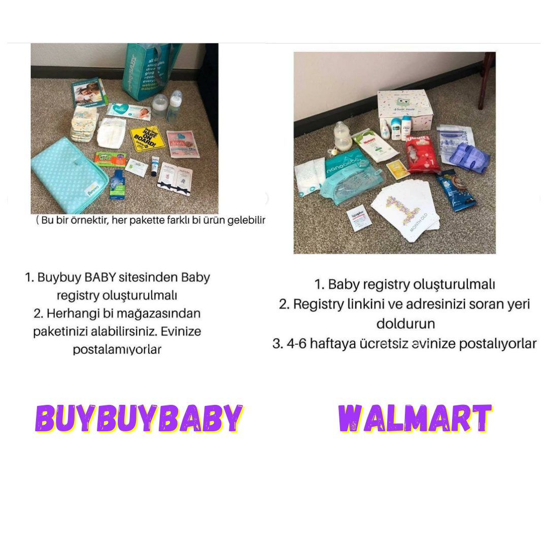 Baby registry nedir? Amerika'da doğum yapacaklar okusun !