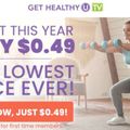 Televizyon veya Bilgisayar karşısında forma girin Get Healthy U TV 