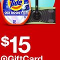 Target temizlik ürünlerinde $50 harcamaya $15 Gift Card