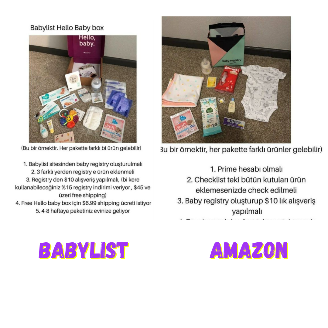 Baby registry nedir? Amerika'da doğum yapacaklar okusun !