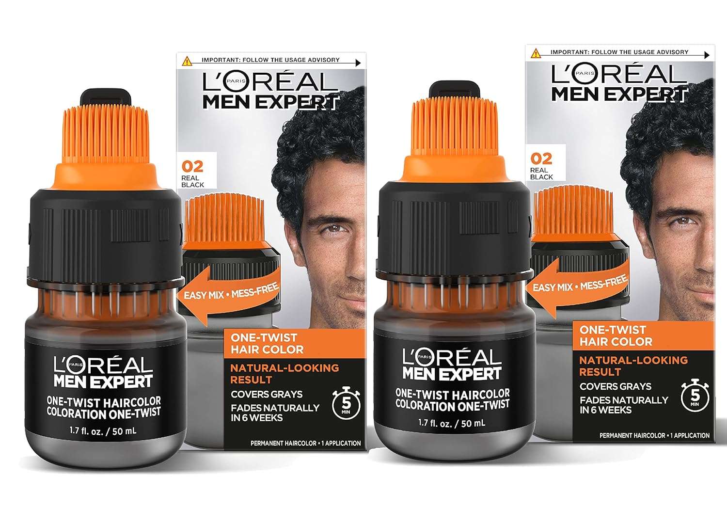 L’Oréal Men Expert saç boyası, erkekler için doğal bir görünüm sağlarken görüntü.