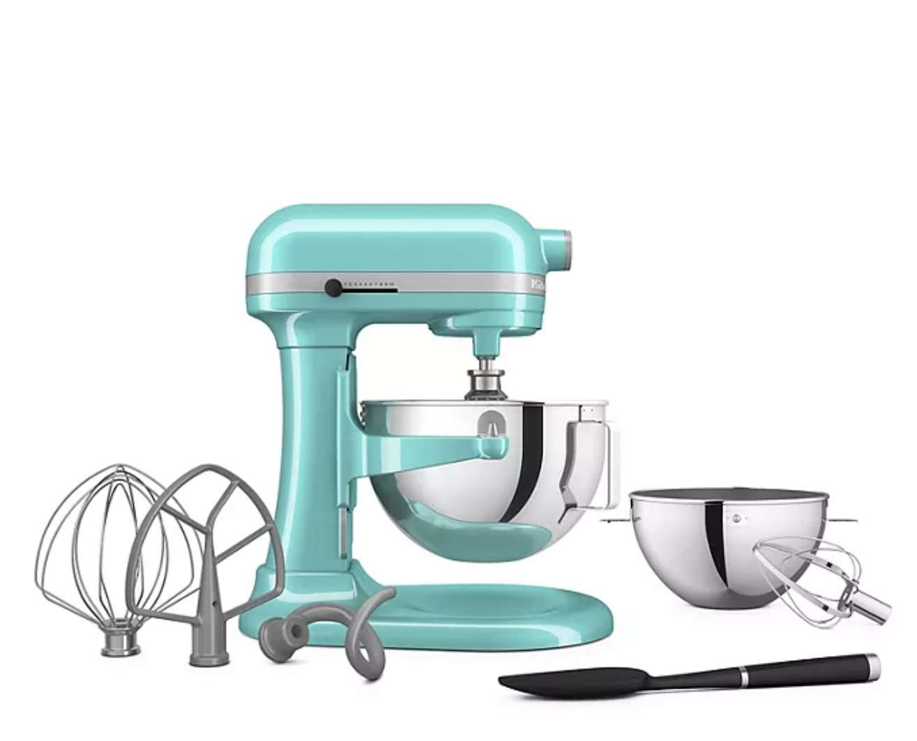 KitchenAid 5.5 Quart ve 3 Quart kaplı hamur yoğurma makinesi