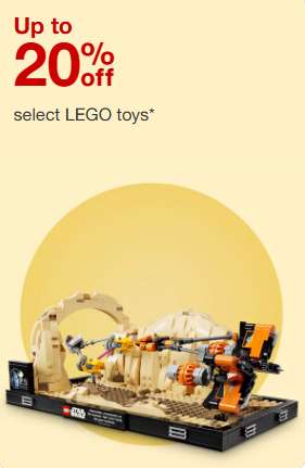 Target Lego oyuncaklarda %20'ye varan indirim