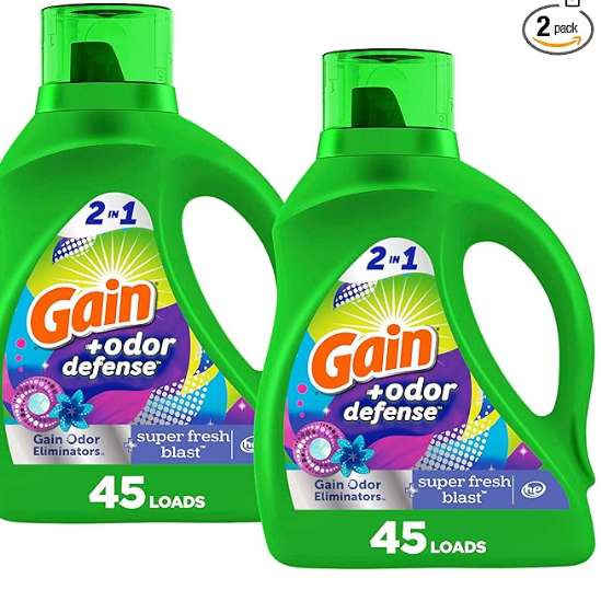 4 adet Gain deterjan $58.72 yerine $36