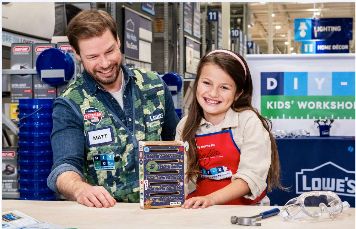 Lowe’s çocuklar için bedava