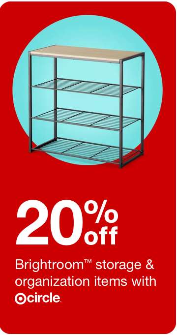 Target Brightroom organizer ürünlerinde %20 indirim