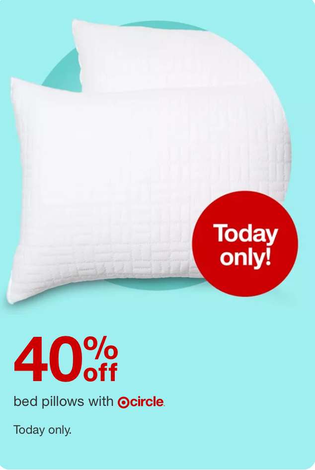 Target yastıklarda %40 indirim