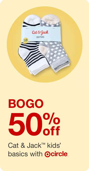 Target Cat & Jack çocuk ürünlerinde 1 alana 2.si %50 indirim