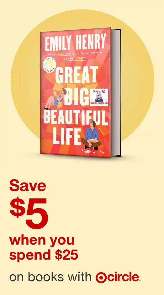 Target kitaplarda $25 harcamaya $5 indirim
