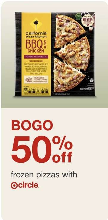 Target donmuş pizzalarda 1 alana 2. %50 indirimli