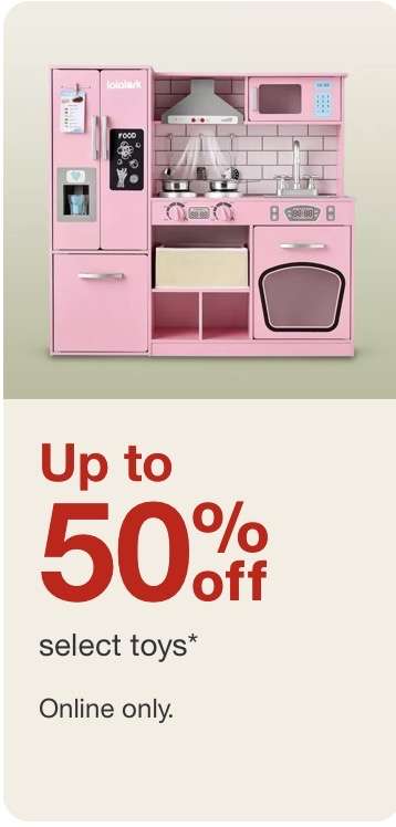 Target seçili oyuncaklarda %50’ye varan indirim