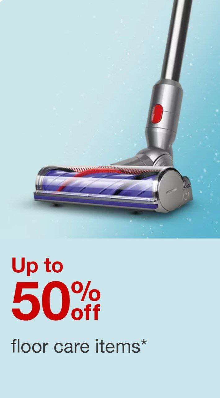 Target süpürgelerde %50’ye varan indirim 