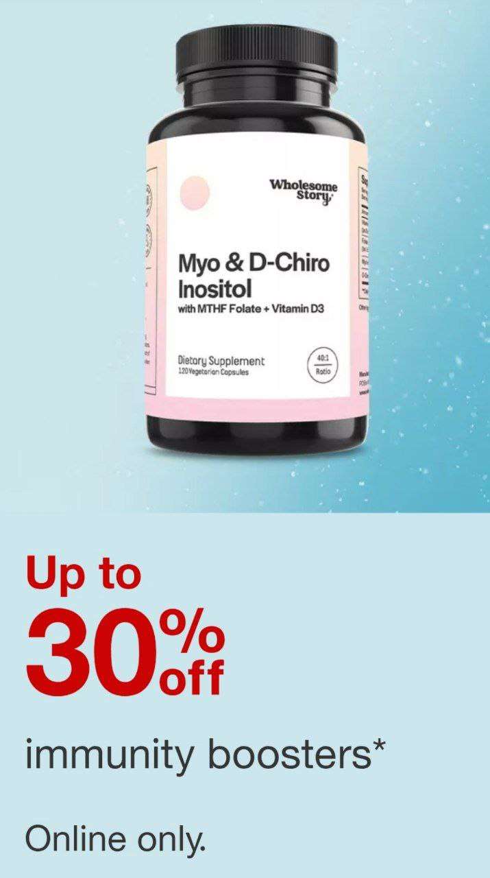 Target vitaminlerde %30’a varan indirim 