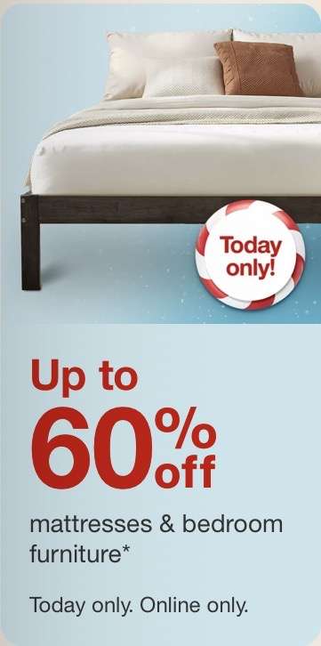 Target yatak ve yatak odası ürünlerinde %60’a varan indirim 