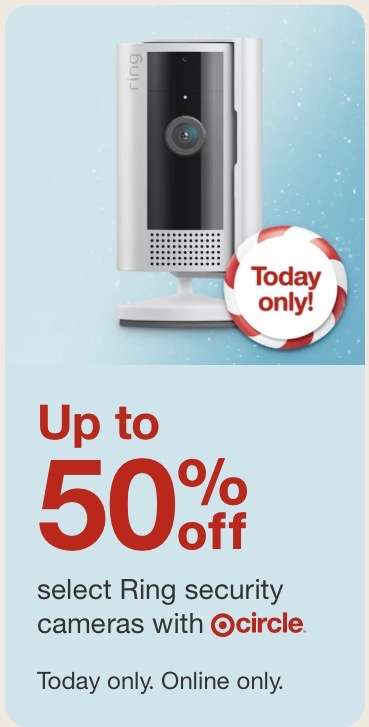 Target Ring güvenlik kameralarında %50’ye varan indirim 