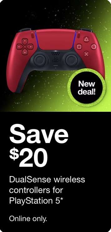Target DualSense kablosuz oyun kontrol cihazlarında $20 indirim 