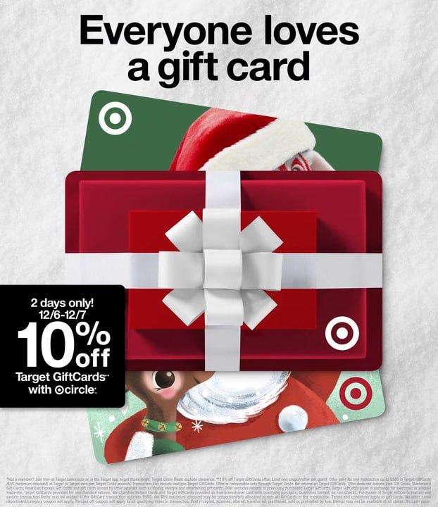 Target hediye kartlarında %10 indirim 