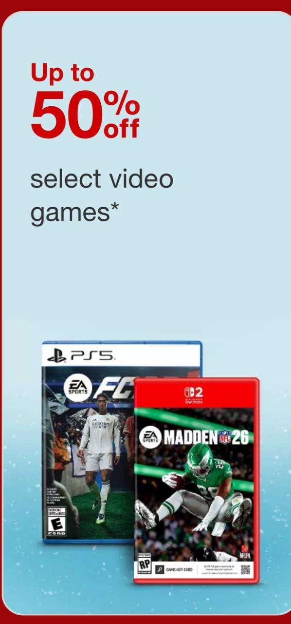Target video oyunlarında %50’ye varan indirim 