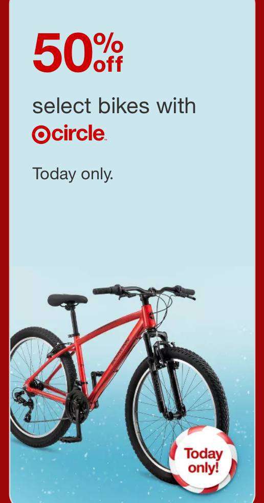 Target bisikletlerde %50’ye varan indirim 