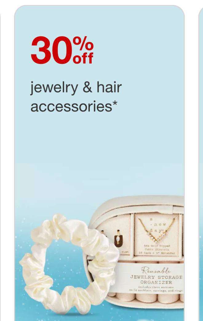 Target takı ve saç aksesuarlarında %30 indirim 