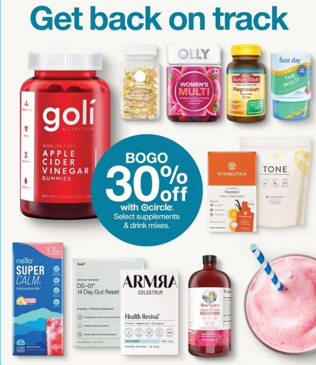 Target vitaminlerde 1 alana 2. %30 indirimli