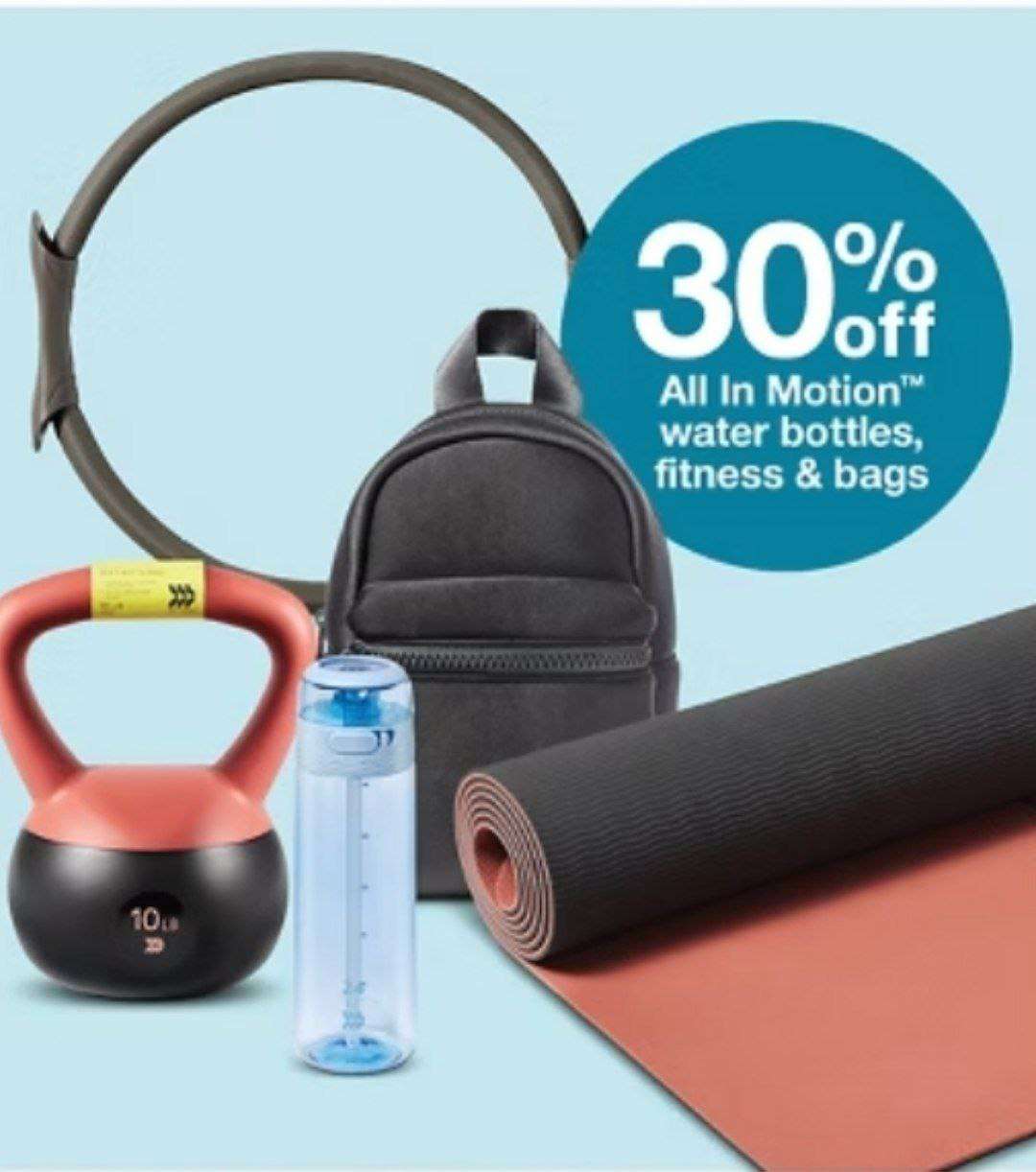 Target All İn Motion spor ekipmanlarında %30 indirim 