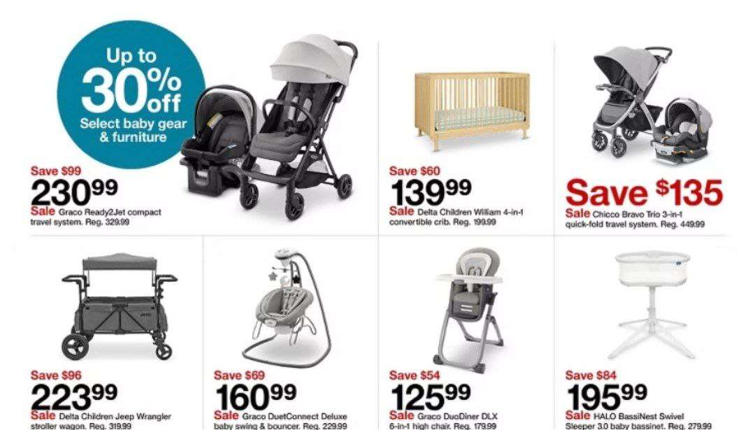 Target bebek arabalarında %30’a varan indirim 