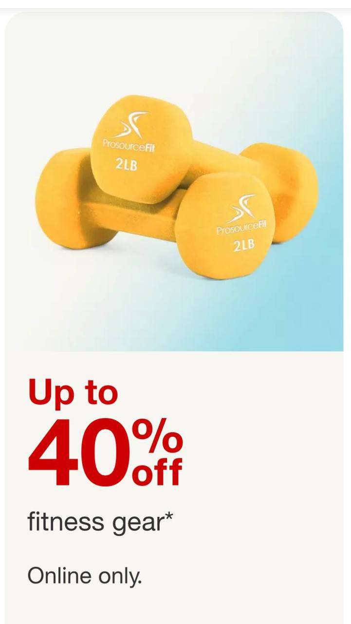 Target spor ekipmanlarında %40’a varan indirim 