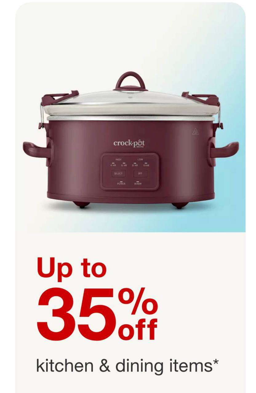 Target mutfak eşyalarında %35’e varan indirim 