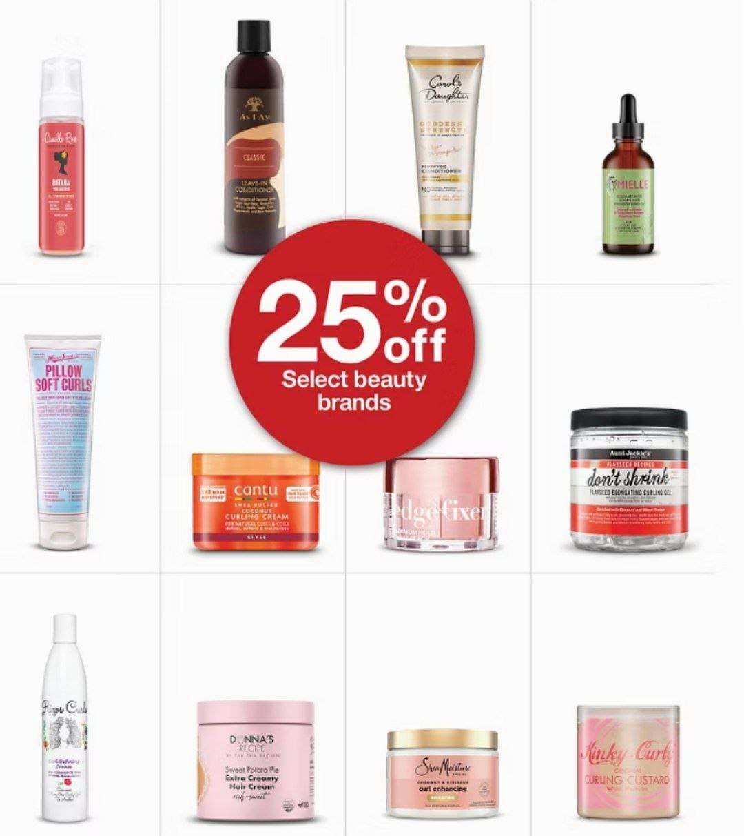 Target seçili saç bakım ürünleri %25 indirimli