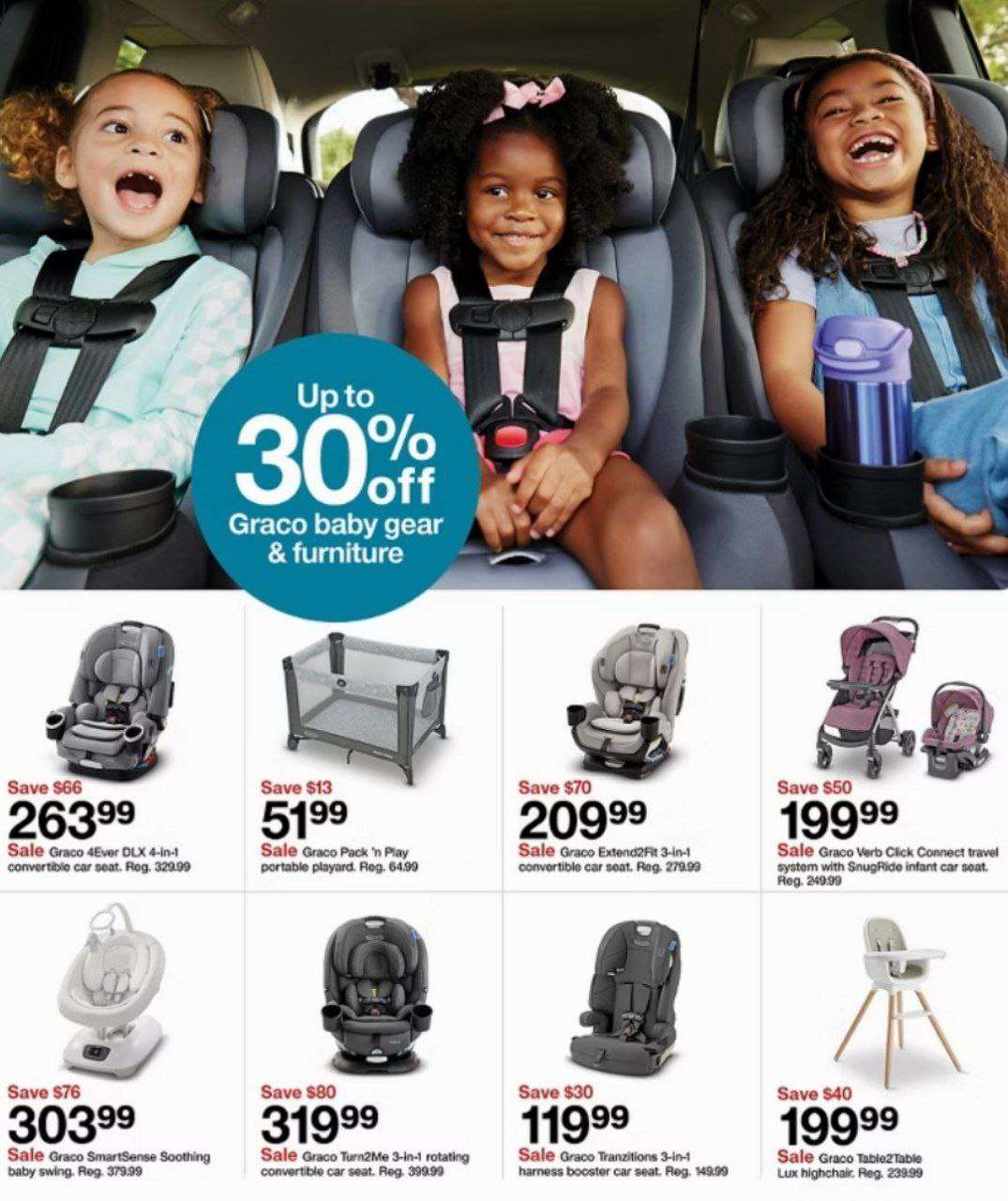 Target Graco bebek arabası ve eşyalarında %30’a varan indirim 