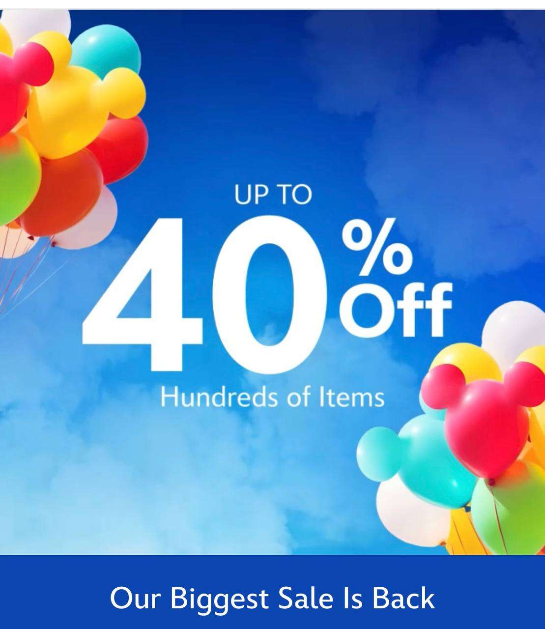 Disney store %40’a varan indirim