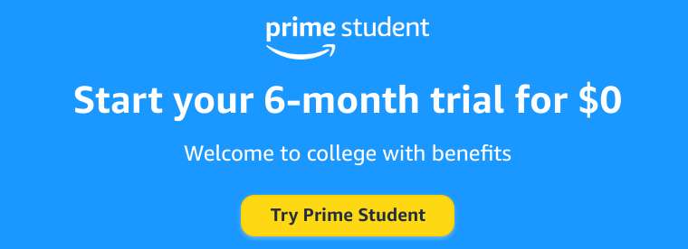 
                                                     Öğrenciler için Ücretsiz 6 Aylık Amazon Prime Deneme Süreci – Hızlı kargo, binlerce film ve dizi, müzik dinleme ve daha fazlasıyla Prime avantajlarından ücretsiz olarak faydalanın.