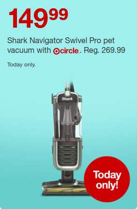 Shark evcil hayvan süpürgesi