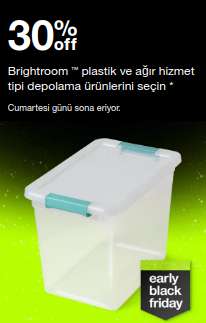 Target depolama ürünlerde %30 indirim