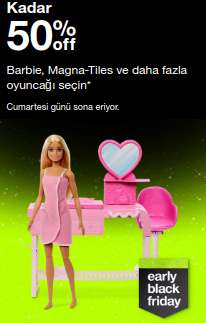 Target oyuncaklarda %50'ye varan indirim
