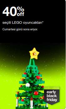 Target LEGO oyuncaklarda %40 indirim