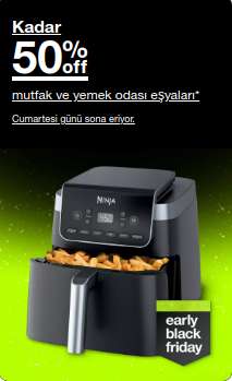 Target mutfak aletlerinde %50'ye varan indirim