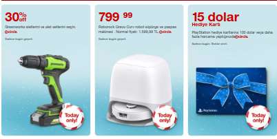 Target'de bugüne özel indirimler