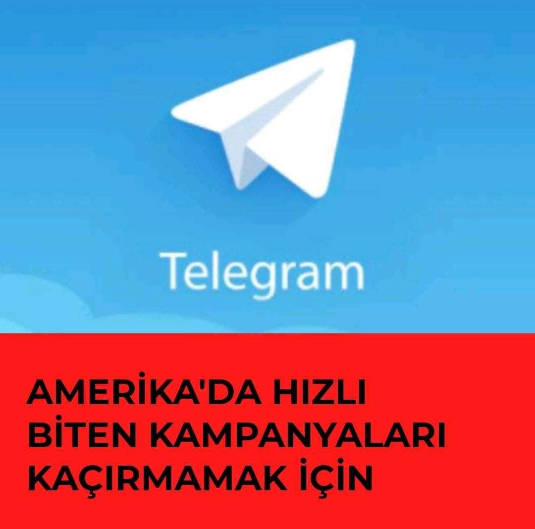 Hızlı biten kampanyaları kaçırmamak için Telegram kullanın!