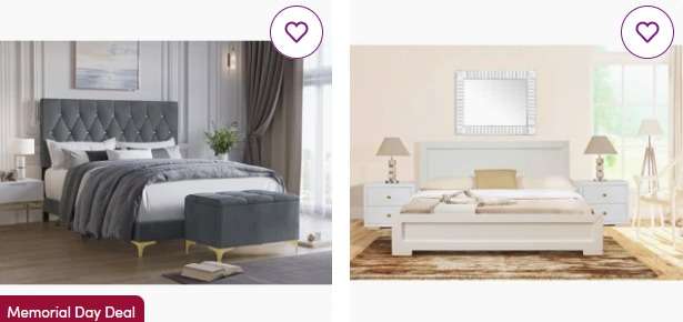 Wayfair yatak odası takımlarında indirim