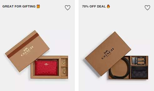 Coach seçili ürünlerde %70 indirim