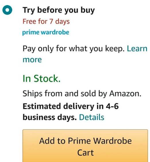 Amazon Wardrobe nedir? Para ödemeden alışveriş