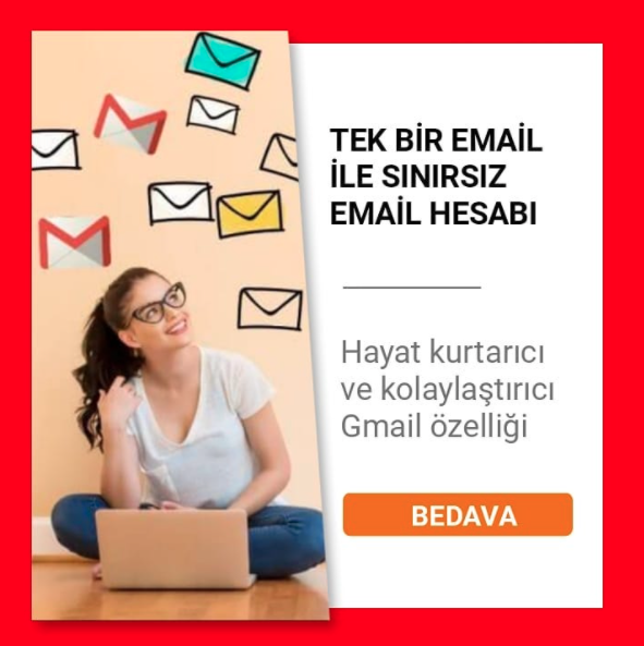 Tek bir email ile sınırsız email hesabı